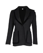 Black Wool Sandro Blazer