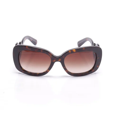 Brown Plastic Prada Sunglasses