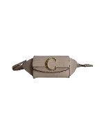 Grey Leather Chloé Belt Bag