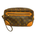 Brown Canvas Louis Vuitton Marly Dragonne