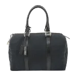 Black Canvas Fendi Boston Bag