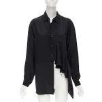 Black Fabric Comme des Garçons Shirt