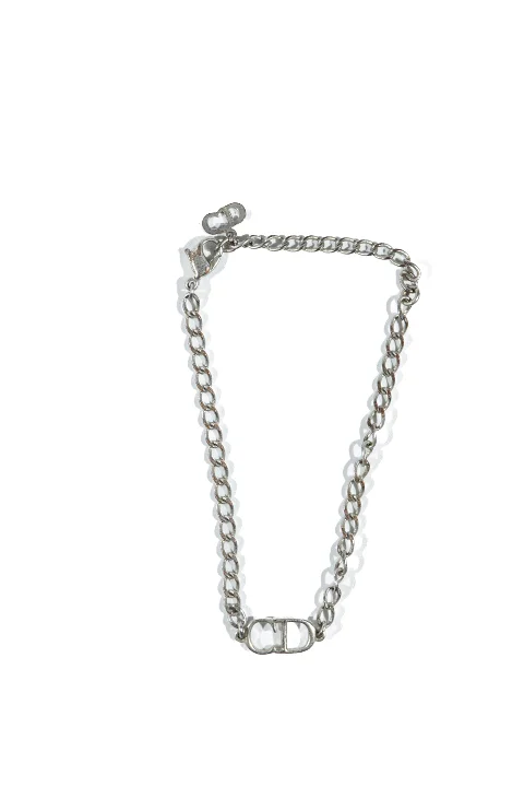 Silver Silver Dior Necklace