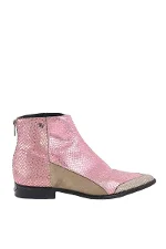 Pink Leather Zadig & Voltaire Boots