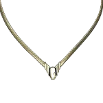 Gold Metal Givenchy Necklace