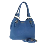 Blue Leather Miu Miu Handbag