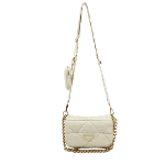 Beige Leather Prada Crossbody Bag