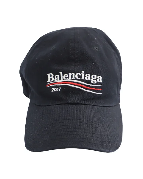 Black Cotton Balenciaga Hat