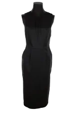 Black Polyester By Malene Birger Dress