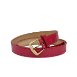 Pink Leather Louis Vuitton Belt