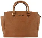 Brown Leather Michael Kors Tote