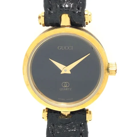 Black Stainless Steel Gucci Watch