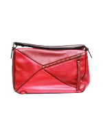 Red Leather Loewe Puzzle