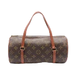 Brown Leather Louis Vuitton Papillon