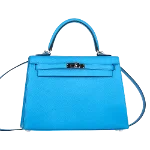 Blue Leather Hermès Handbag