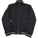 Black Polyester Theory Jacket