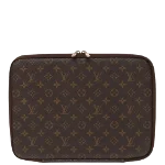 Brown Canvas Louis Vuitton Briefcase