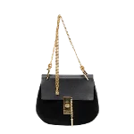 Black Leather Chloé Handbag