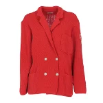 Red Wool Les Copains Jacket