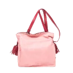 Pink Leather Loewe Flamenco