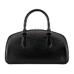 Black Leather Louis Vuitton Jasmine