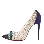 Blue Satin Christian Louboutin Heels