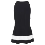 Black Fabric Victoria Beckham Skirt