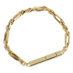 Gold Metal Bottega Veneta Bracelet