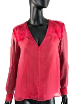 Red Silk Max & Co. Top
