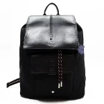 Black Fabric Dior Backpack