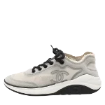 Grey Mesh Chanel Sneakers