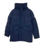 Navy Fabric Canada Goose Jacket