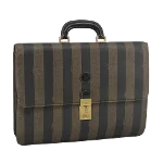 Black Canvas Fendi Briefcase