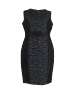 Black Cotton Carolina Herrera Dress