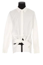 White Cotton MSGM Shirt