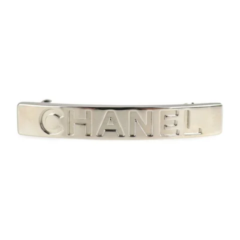 Silver Silver Chanel Hair Accessory