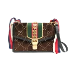 Brown Leather Gucci Sylvie