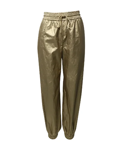Gold Fabric Zimmermann Pants