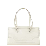 White Leather Louis Vuitton Madeleine