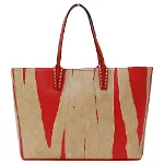 Beige Leather Christian Louboutin Tote