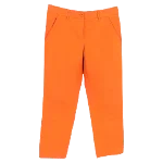 Orange Cotton Etro Pants