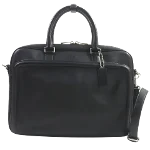 Black Leather Coach Briefcase