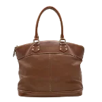 Brown Leather Louis Vuitton Lockit