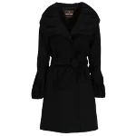 Black Wool Roberto Cavalli Coat