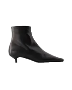 Black Leather Totême Boot