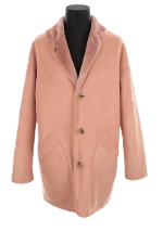 Pink Polyester Paul Smith Coat