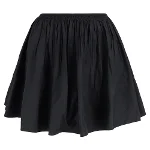 Black Cotton Valentino Skirt