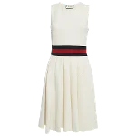 White Fabric Gucci Dress