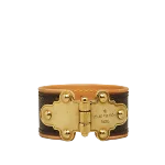 Brown Canvas Louis Vuitton Bracelet