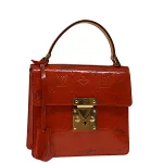 Red Leather Louis Vuitton Spring Street